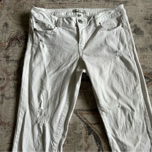 DEX distressed white jeans - Picture 4 of 8